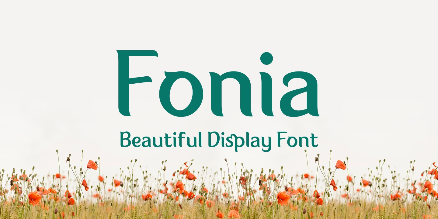 Fonia Font preview